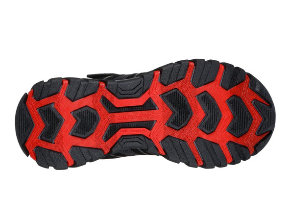 Skechers 406411L Rugged Ranger - Hydro Explore - Black Red sole view