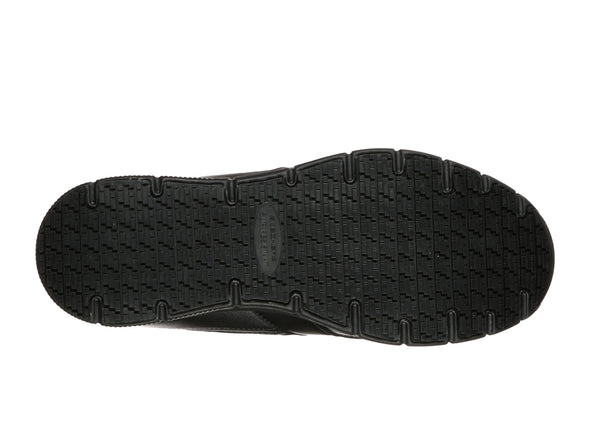 Skechers 77156EC Work Relaxed Fit: Nampa SR in Black sole view
