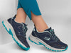 Skechers Hillcrest-Pure Escapade 149821 in Navy Turquoise model view