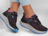 Skechers Relaxed Fit D'Lux Round Trip1 49842 in Black Purple model view