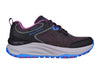 Skechers Relaxed Fit D'Lux Round Trip1 49842 in Black Purple outer view