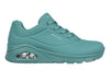 Skechers Uno Stand On Air 73690 in Teal outer view