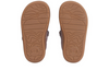 Startrite Eternal 0850-5 - Pearlised Blush t-bar shoe, view of rubber sole with flex grooves on white background