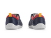 Startrite Playhouse Star 0854-19 shoe in Navy with star detail. double Velcro straps and white sole on white background back view