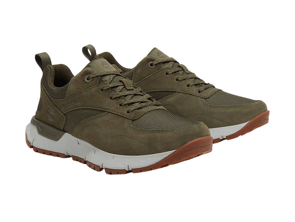 Timberland Voyager Park Low Lace Sneaker - Dark Green side