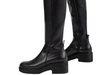 Unisa JABILO_STT_STN Scott - Black knee high boots on a white background inner view