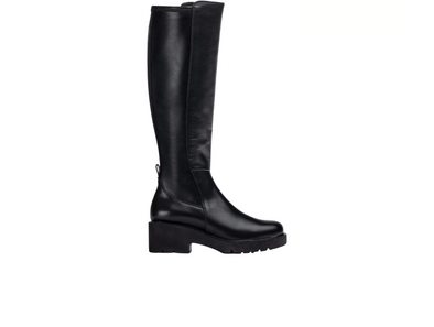 Unisa JABILO_STT_STN Scott - Black knee high boots on a white background