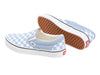 Vans Classic Slip-On Colour Theory Checkerboard in Blue White upper 1 view