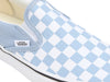 Vans Classic Slip-On Colour Theory Checkerboard in Blue White upper 2 view