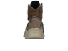 Waldläufer 968971 981 865 - Olive Brown boot with a leopard print pattern on a white background