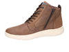 Waldläufer 984801 201 026 - Heiko - Rustic Brown boot with laces and inner zip