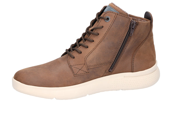 Waldläufer 984801 201 026 - Heiko - Rustic Brown boot with laces and inner zip