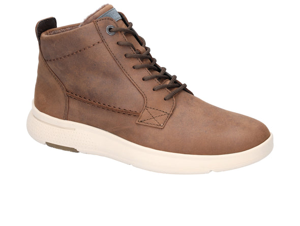 Waldläufer 984801 201 026 - Heiko - Rustic Brown laced boot on whiterback ground