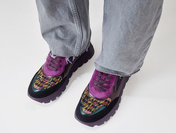 Waldlaufer 9993004 800 428 H Ajaia Purple multi in model view