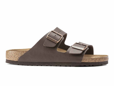 Birkenstock Arizona Two-Strap Sandals in Dark Brown with Bronze Buckles Birkenstock 2 Strap With Buckles Arizon Womens Sandals In  main image 3