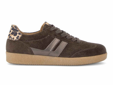 Gabor 6011.01.003 Women's Brown Suede Trainer | Walsh Brothers Shoes