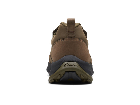 Clarks ATL Trail Moc in Olive back view