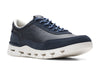 Clarks Nature X One in Navy Combi upper view