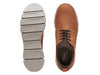 Clarks Nature X Two in Dark Tan Nubuck sole view