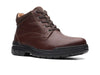 Clarks Rockie 2 Up GTX in Brown Leather upper view