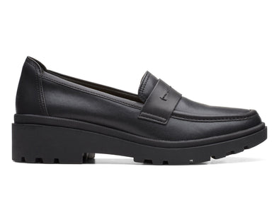 Clarks Calla Ease – Black Leather