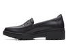 Clarks Calla Ease in Black leather inner view