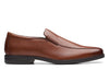Clarks Howard Edge in British Tan Leather Outer view