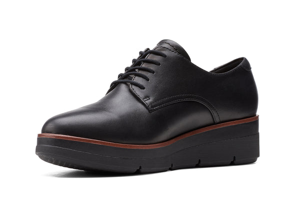 Clarks Shaylin Lace - Black Leather