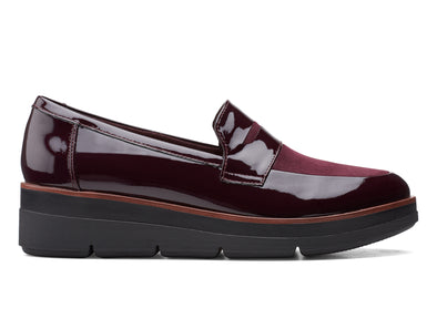 Clarks Shaylin Step - Aubergine Combi