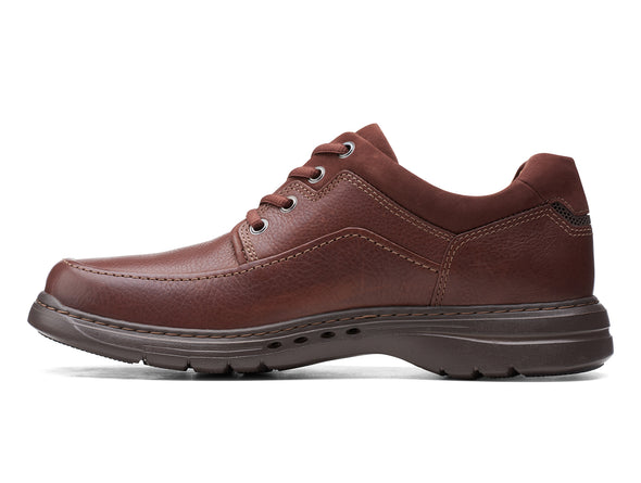 Clarks Un BrawleyLace - Mahogany Leather