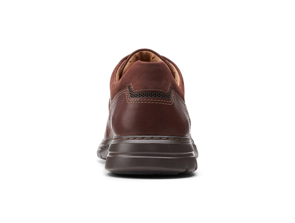 Clarks Un BrawleyLace - Mahogany Leather