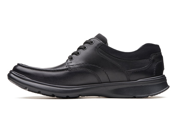 Clarks Cotrell Edge in Black Smooth Leather inner view