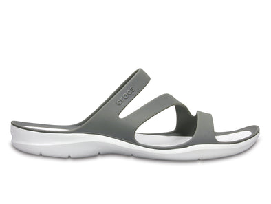 Crocs Swiftwater in Smoke White outer view