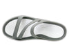 Crocs Swiftwater in Smoke White top view