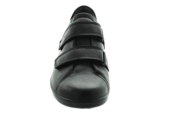 Ecco 206513 Soft 2.0 in Black front view