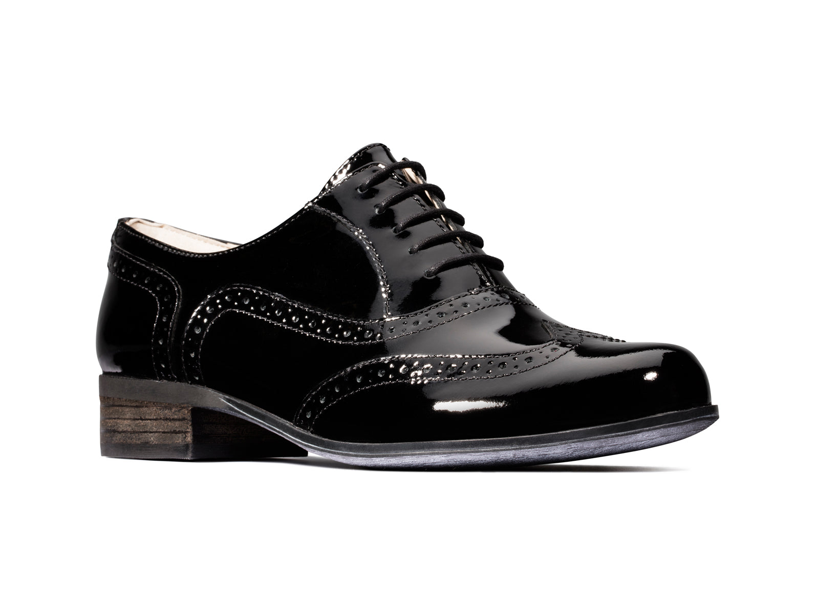 Clarks Hamble Black Patent | Ladies Shoes Brothers Shoes