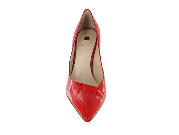Hogl 9004 in Scarlet Patent front view