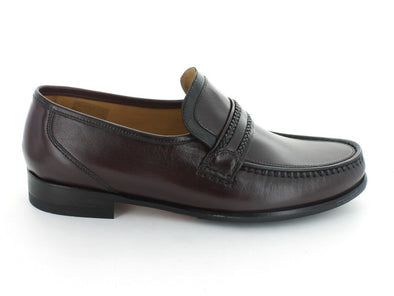 Loake Rome in Burgundy Leather outer view