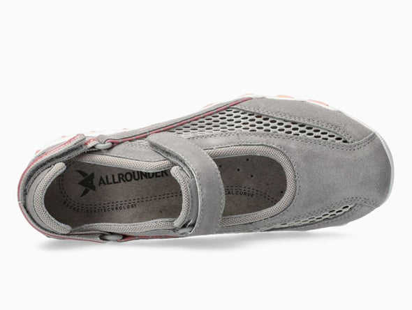 Mephisto Niro Allrounder Alloy Cool Grey Pink top view