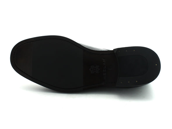 Mezlan Midleton in Black Leather sole view