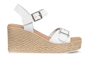 Oh My Sandals 5459 Minerva white outer view