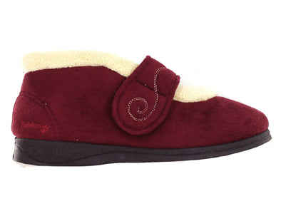 Padders Hush in Wine Suede outer view