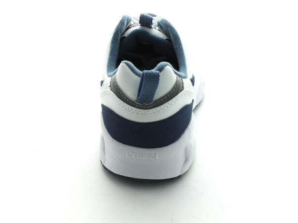 Propet W2034 in White & Navy back view