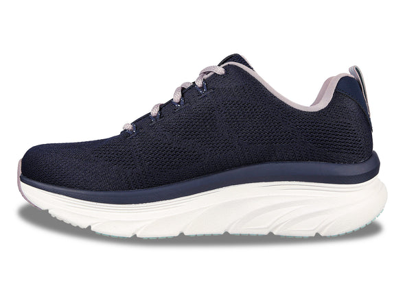 Skechers 149810 Relaxed Fit D'Lux Walker Get Oasis in Navy Lavender inner view
