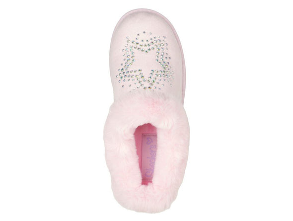 Skechers Sleepy Slides Radiant Star 302943L in Pink Top view