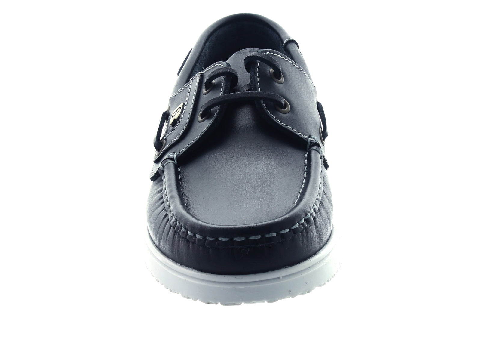 Susst Gaby Casual Deck Shoes with White Sole Navy Walsh