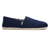 Toms 1001 7712 Alpargata Recycled Cotton Canvas - Navy