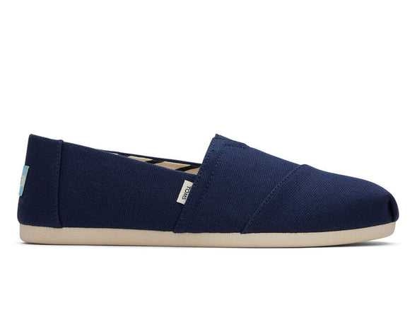 Toms 1001 7712 Alpargata Recycled Cotton Canvas - Navy