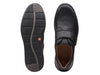 Clarks Un Adobe Strap in Black sole view