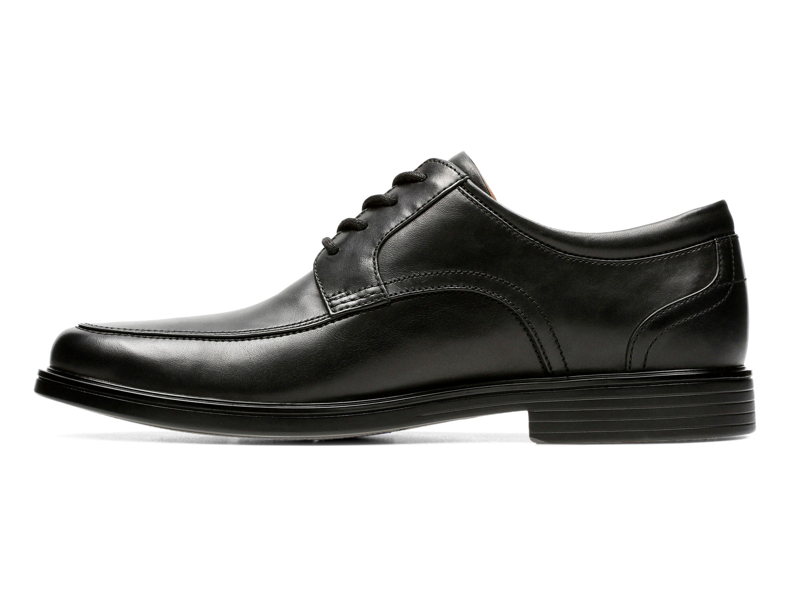 Clarks Un Aldric Park Black Mens Shoes at Walsh Brothers Shoes